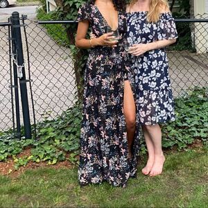 Black Maxi Romper dress 